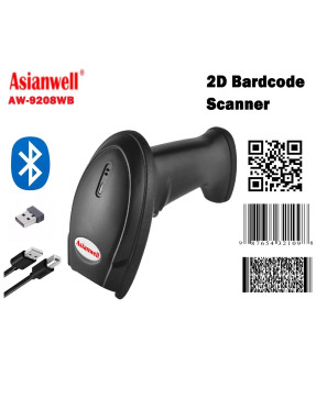 Безпровідний 1D/2D Сканер штрих-кодів Asianwell AW-9208WB