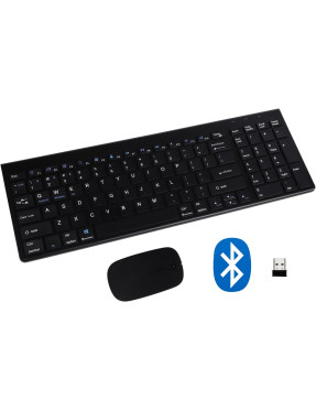 Комплект бездротова Bluetooth + USB клавіатура та миша, чорна