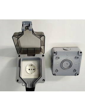 Зовнішня розетка для двору саду з вологозахистом IP66 16A 220V