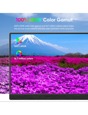 Портативний сенсорний монітор Sibolan 14" FullHD IPS Touchscreen з магнітним чохлом