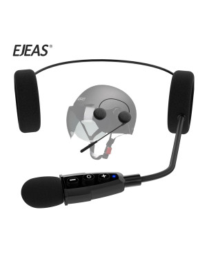 Компактна мотогарнітура Bluetooth на шолом EJEAS E1 Мото блутуз гарнітура