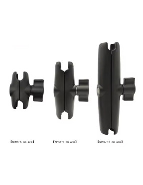 Подвійне гніздо/кріплення CH - RAM Double Socket Arm – розмір B 1" 15 см