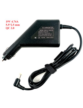 Автомобільний адаптер живлення 19V Getac Asus Toshiba Lenovo 90W з додатковим USB 3.0 QC
