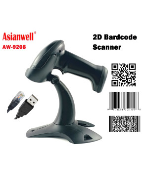 1D/2D Сканер штрих-кодів з підставкою Asianwell AW-9208