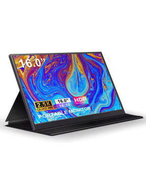 Портативний ультратонкий 2.5K монітор Sibolan 16" 2560*1600 IPS QHD