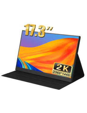 Портативний ультратонкий 2.5K монітор Sibolan 17.3" 2560*1440 IPS QHD