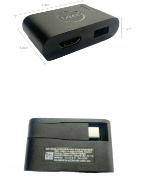 Портативний хаб Dell Type-C Hub DA20u USB-A / HDMI