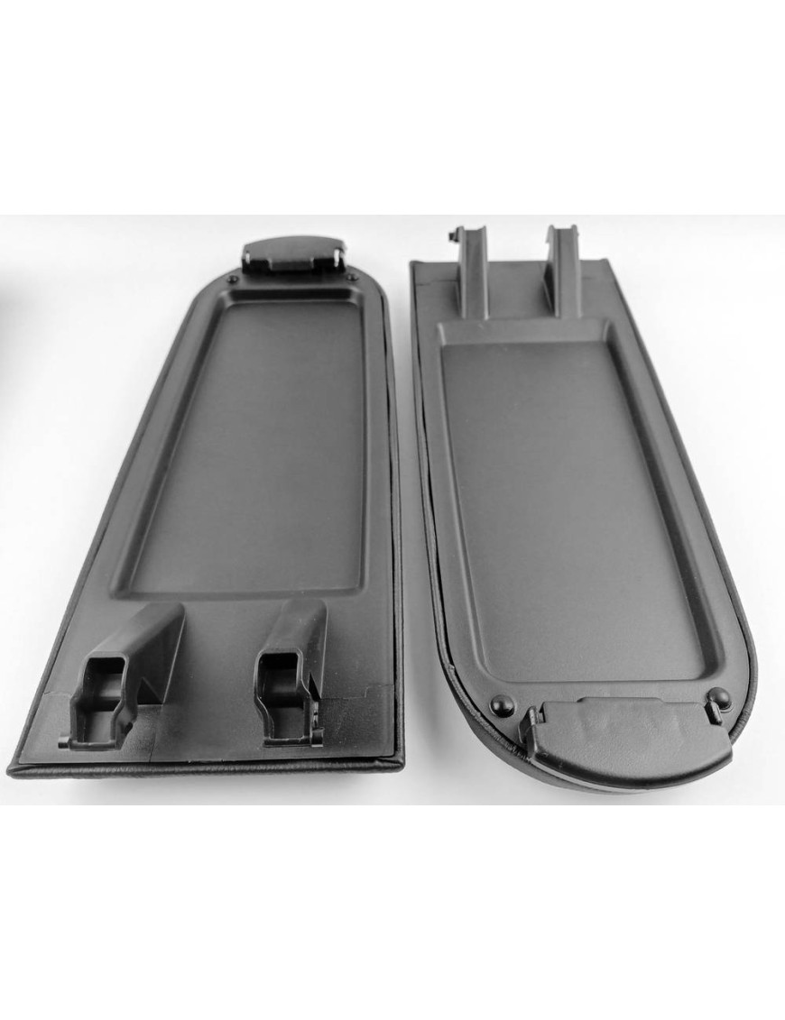 Кришка підлокітника VW Golf 4 Bora Passat B5 Skoda Octavia Tour Roomster Fabia Rapid. Чорна екошкіра