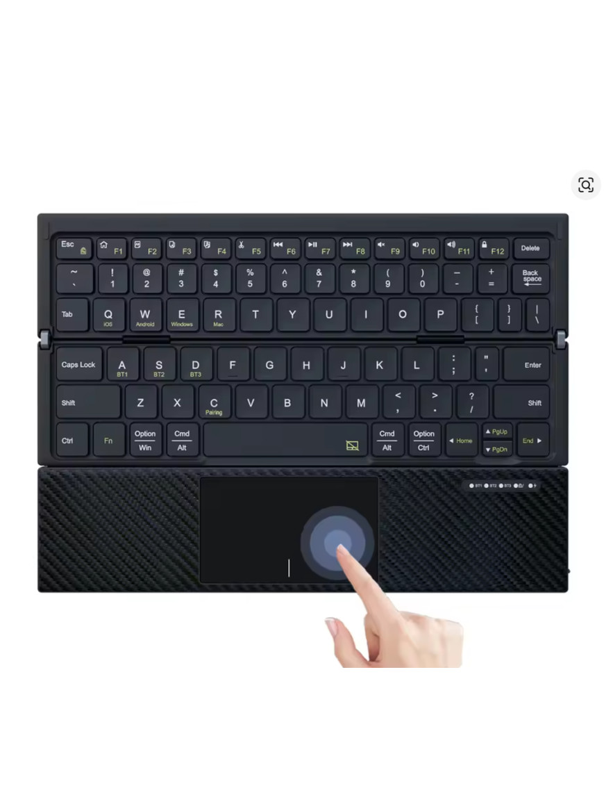 Складна бездротова клавіатура JOMAA з тачпадом