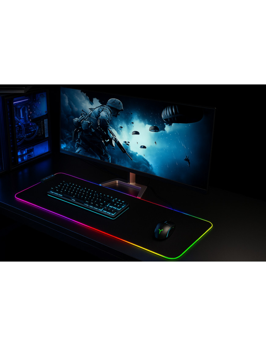 Килимок для миші JOMAA 800х300мм з RGB-підсвічуванням