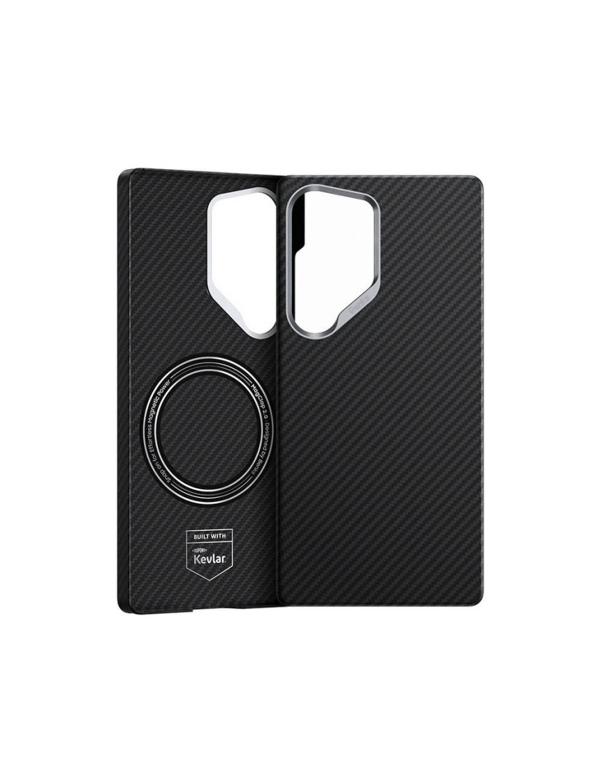 Кевларовий карбоновий чохол Samsung S25 Ultra 1.2mm 600D MagSafe