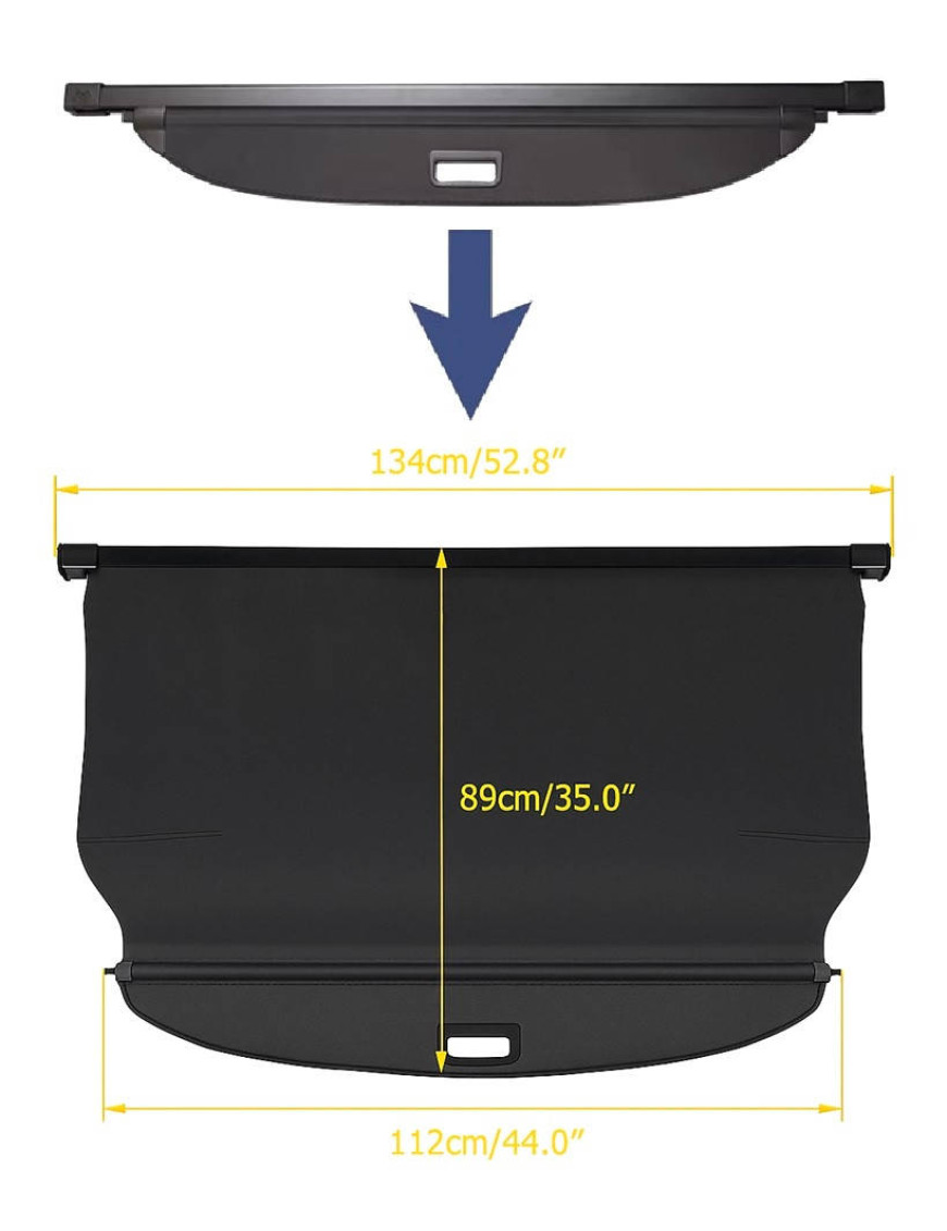 Шторка полиця ролет багажника для Hyundai Tucson IV 4 покоління 2020+