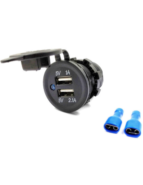 Адаптер USB зарядка на два порти 1+2.1А