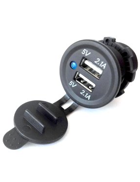 Адаптер USB зарядка на два порти 2.1+2.1А