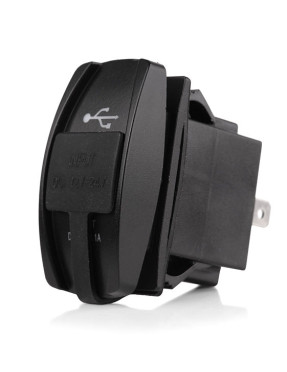 USB зарядка 3.1A в місце штатної заглушки. Зелена