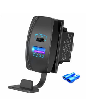 USB зарядка QC 3.0 + PD 20W у місце штатної заглушки