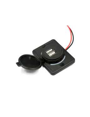 Накладна панель USB зарядка 3.1А green