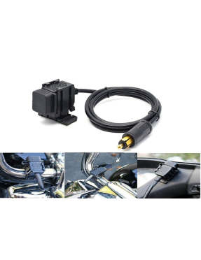 USB зарядка 3.1А для мотоцикла під роз'єм BMW DIN Hella виносна
