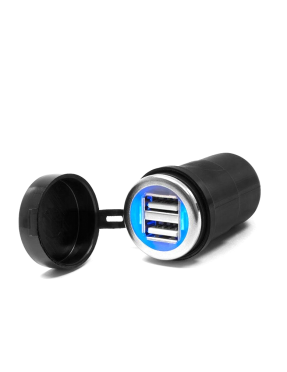 USB зарядка 3.3А для мотоцикла під роз'єм BMW DIN Hella