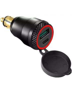 USB зарядка QC 3.0 + PD Type-C штекер роз'єм BMW DIN Hella