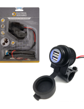 USB зарядка Oxford 2А для мотоцикла